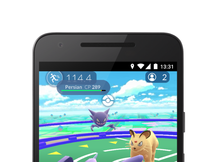 At Gyms, you can engage in Pokémon battles with other players. These battles are quite different from what fans have come to expect in other "Pokémon" games.