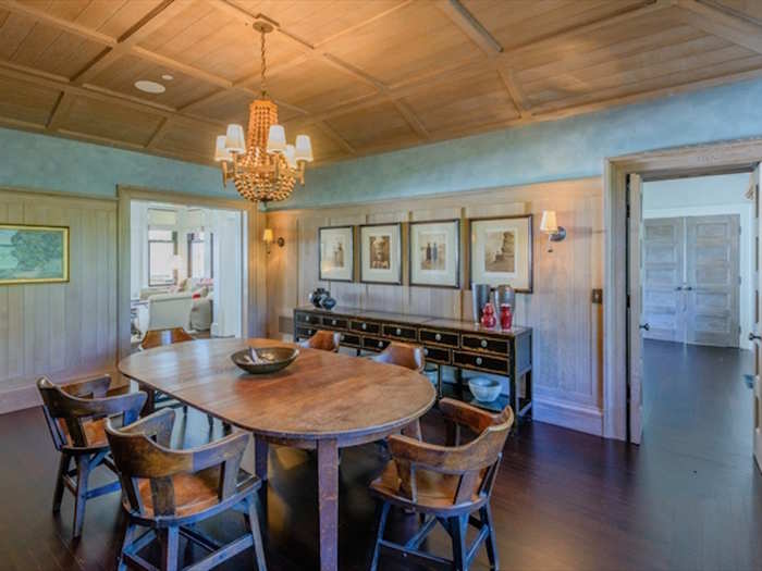 This dining room is a perfect gathering place.