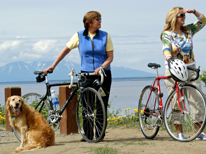 Ride or walk the Coastal Trail, which starts right in downtown Anchorage and cruises 12 miles along the coast of Cook Inlet — perfect for killer views of Mt. Susitna.