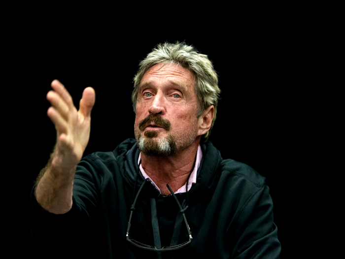 In May, McAfee was appointed chairman and CEO of a mysterious tech company, MGT Technologies. The company originally invested in daily fantasy and mobile games, but recently pivoted to cybersecurity. The company also announced its investment in a tiny drugmaker unrelated to cybersecurity.