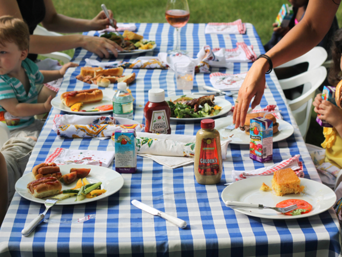 Host a summer BBQ with friends and family.