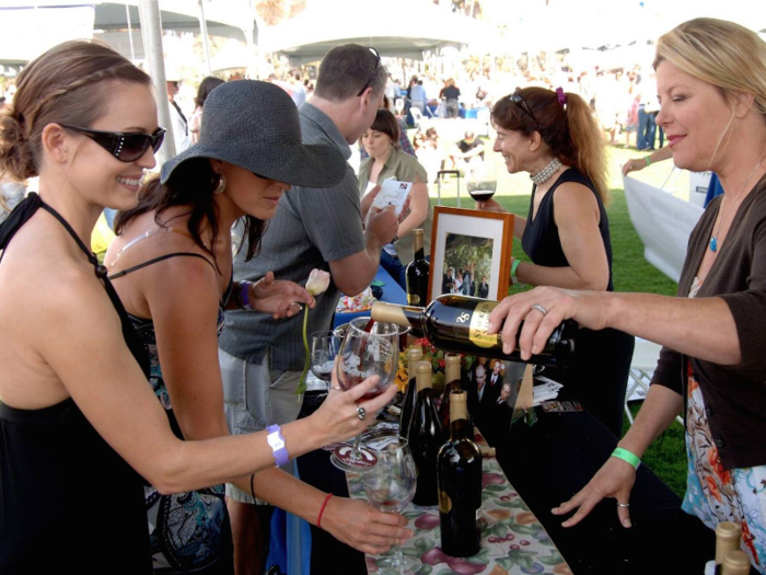 Taste flavorful wines at the California Wine Festival in Santa Barbara, from July 14th to 16th.