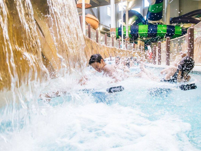 Tackle the water slides at Kalahari Resort at Wisconsin Dells, one of the best water parks in America.