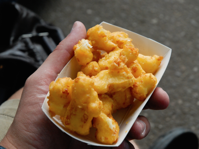 Feast on deep fried food (or anything on a stick) at a state fair.