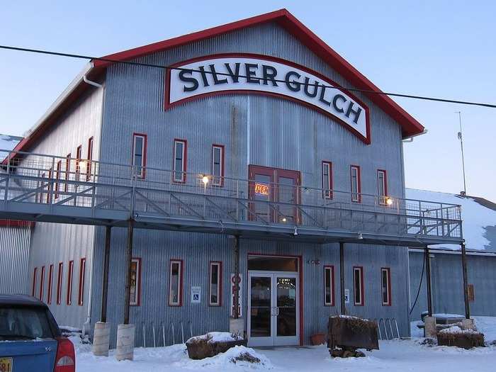 Right before complete Alaskan wilderness, Silver Gulch bills itself as "America