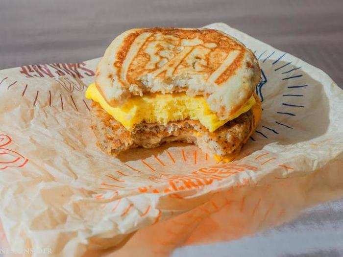 One must savor the McGriddle; its complex balance of sweet syrup and salty, savory sausage must be enjoyed slowly. The bacon version is similar, but doesn