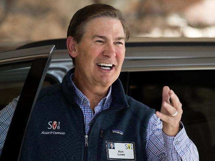 Ken Lowe, president and CEO of Scripps Networks Interactive, is already donning his complimentary Sun Valley fleece vest.