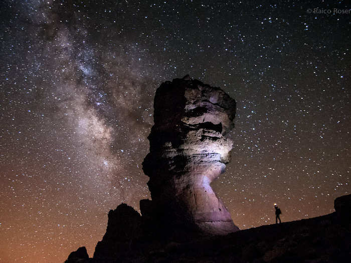 Tenerife, in the Canary Islands, has some of the clearest, darkest skies in the world because of its high altitude, its closeness to the equator, and its safe distance from tropical storms.