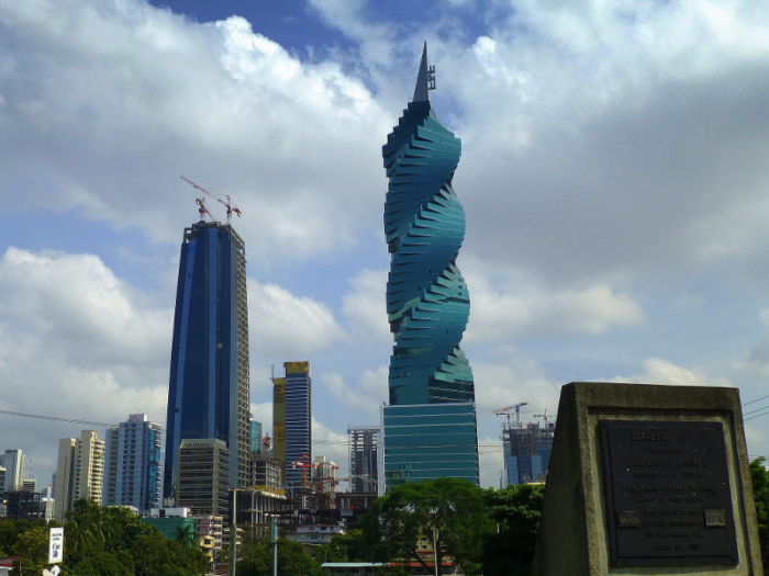 F&F TOWER: Previously known as Revolution Tower, this office building is a landmark in Panama City and a critically lauded skyscraper.