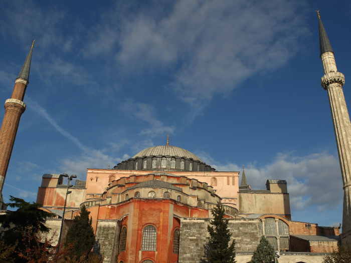 HAGIA SOPHIA: Over its lifetime, Hagia Sophia has been a Greek Orthodox church, imperial mosque, and modern-day museum in Istanbul.