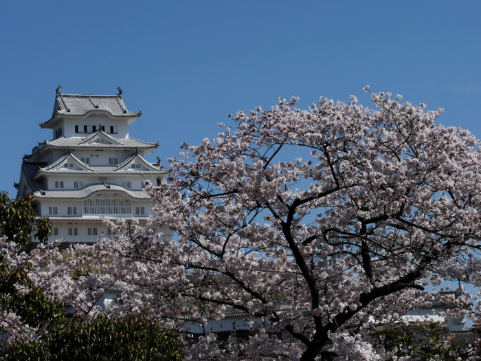 HIMEJI CASTLE: This hilltop castle in Japan