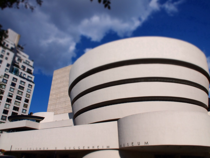 THE SOLOMON R. GUGGENHEIM MUSEUM: The other Guggenheim Museum is also an architectural marvel, to the point where some artists feared that building would overshadow their work when the museum first opened in New York City.