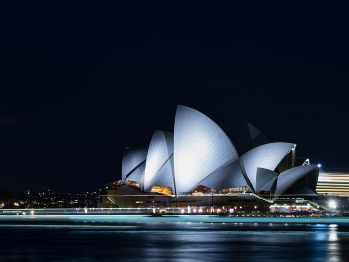 SYDNEY OPERA HOUSE: The Sydney Opera House is perhaps the most instantly recognizable building in the world because of the massive white shells that make up the roof.