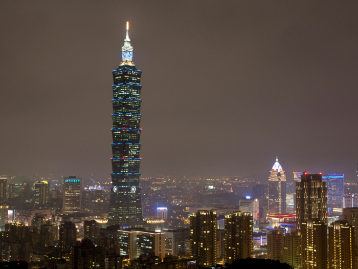 TAIPEI 101: Until the Burj Khalifa was completed in 2011, Taipei 101 was the tallest building in the world. Its 101 floors were built to withstand earthquakes and typhoon winds that are common in Taiwan.