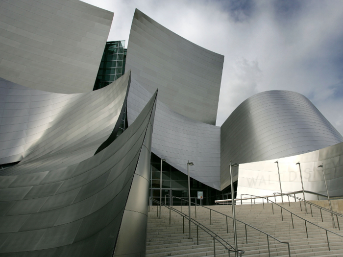 WALT DISNEY CONCERT HALL: This Los Angeles concert hall was designed by renown architect Frank Gehry, and boasts amazing acoustics. Certain parts of the curved, reflective surface needed to be sanded down to reduce their reflective glare.