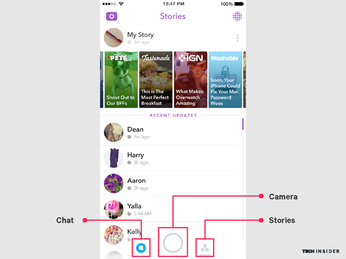 Press and hold the Chat button in the app