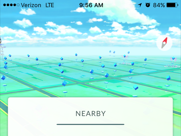 It turns out there are some pokemons lurking nearby. Here