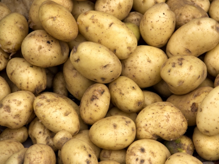 Raw potatoes (and potato juice) are also sometimes recommended as quick home remedies for a burn. Potatoes have starch-based compounds that could help provide some temporary relief for the pain and reduce the stinging.