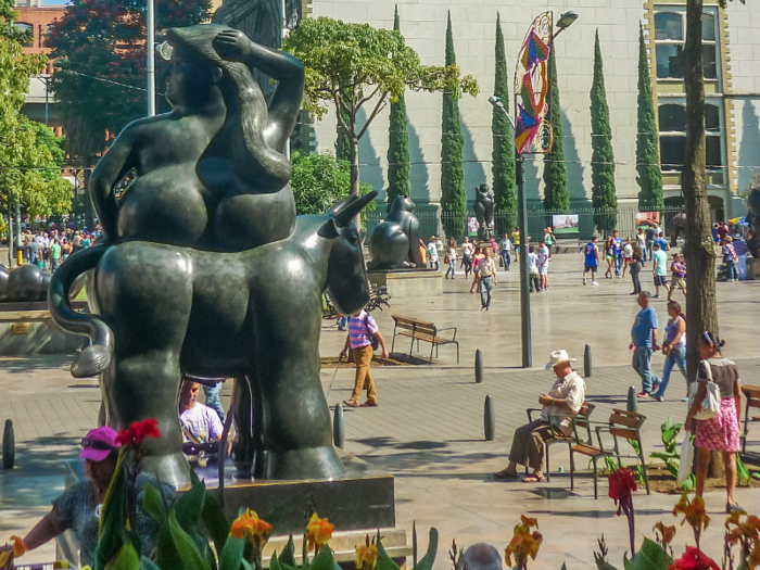 The city is rich in culture. Botero Square, which is filled with unique sculptures designed by local artist Fernando Botero, is a prime example.