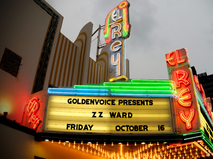 Art Deco was once as common for theaters as it was for skyscrapers. The El Rey Theatre is one of the great remaining examples in the city.