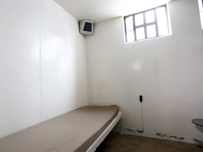 His cell had one security camera, which was located above his bed.