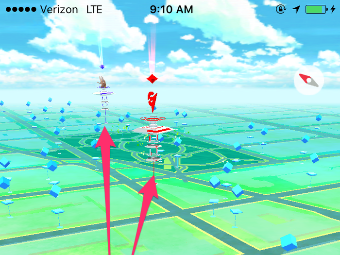 Leveling up is important, because you need to be level 5 in order to access Gyms, which let you battle other players!