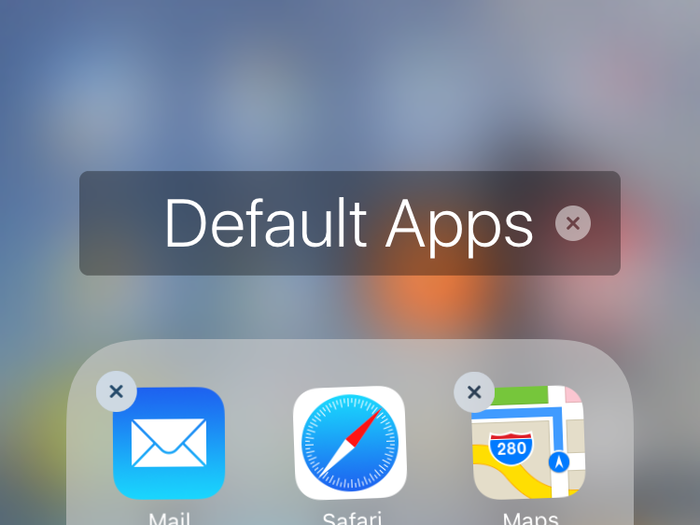 Finally, you can delete many of the default apps from Apple.