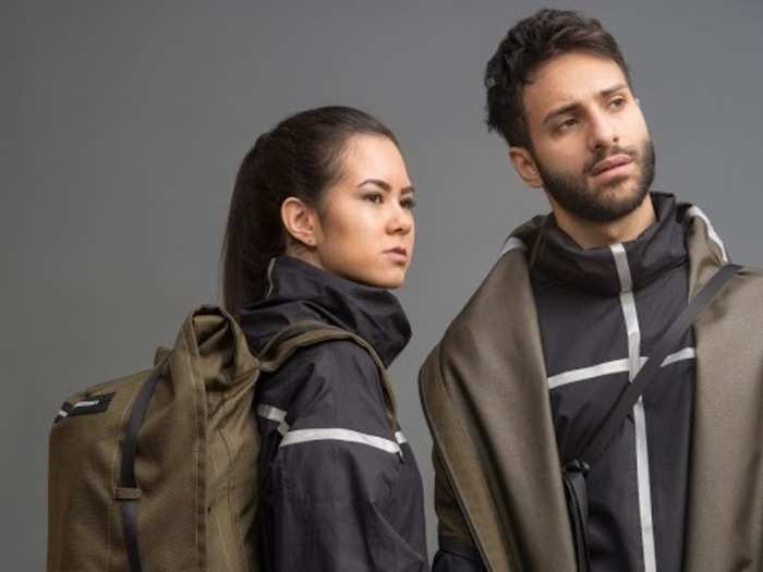 Looking to help refugees, this design student created jackets that transform into tents and sleeping bags