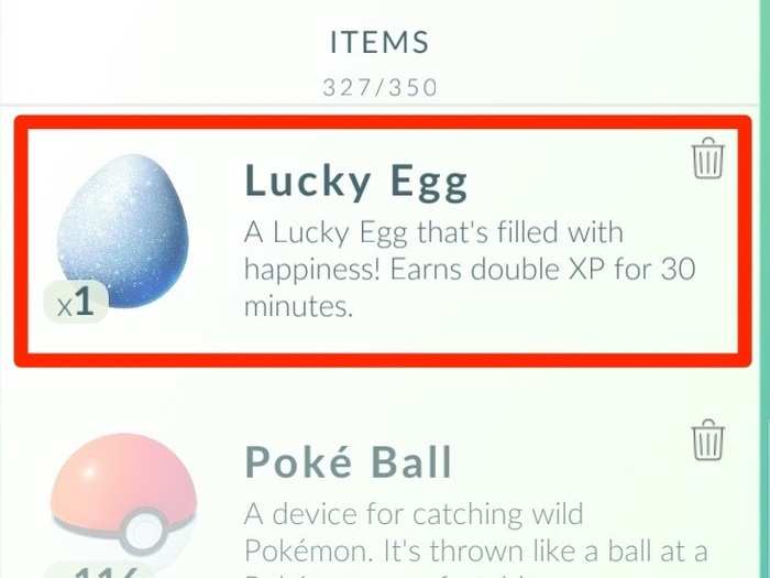 Pair a Lucky Egg with an incense item or lure module.