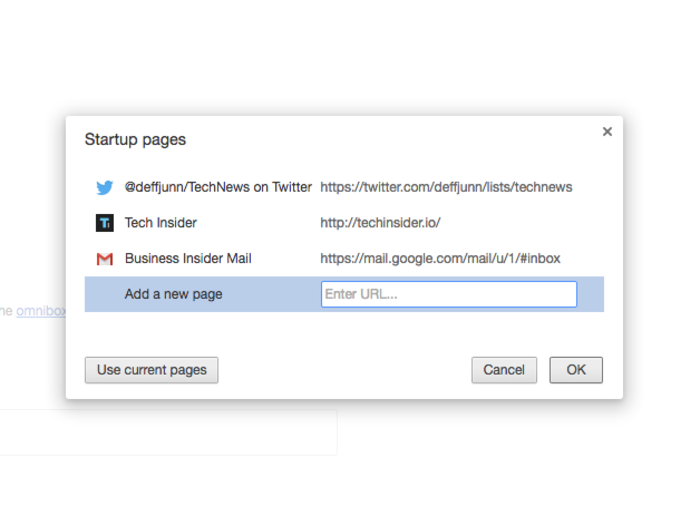 Have Chrome automatically launch pages you’re going to open anyway upon launch. Just go to settings, click the “Set pages” option next to “Open a specific page or set of pages,” then enter the sites you always visit right away.