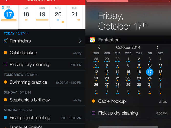 Fantastical is one of the best calendar apps out.