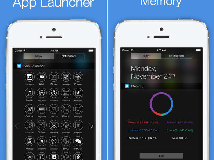 Create your own iPhone control center with Orby Widgets.