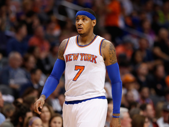 Carmelo Anthony just finished his 13th season in the NBA.