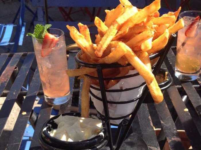 LOUISIANA: Named some of the best fries in New Orleans by Thrillist, Eater, and Nola.com, the pommes frites at The Delachaise are a must-try. They come with malt vinegar aioli and spicy peanut satay sauce for dipping, but frying them in goose fat is truly the secret sauce.