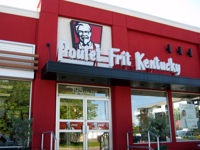 KFC — PFK in Quebec, Canada