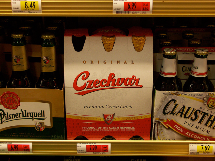 Budweiser — Czechvar in the Czech Republic