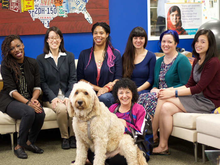 Susan Wu, Laura I. Gómez, Erica Baker, Ellen Pao, Tracy Chou, Y-Vonne Hutchinson, Bethanye McKinney Blount, Freada Kapor Klein