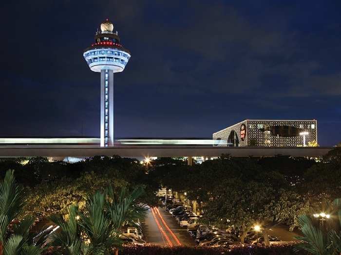 4. Changi Airport air traffic control tower