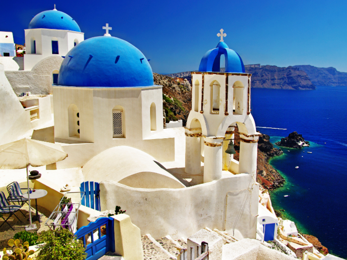 Best for couples: Santorini