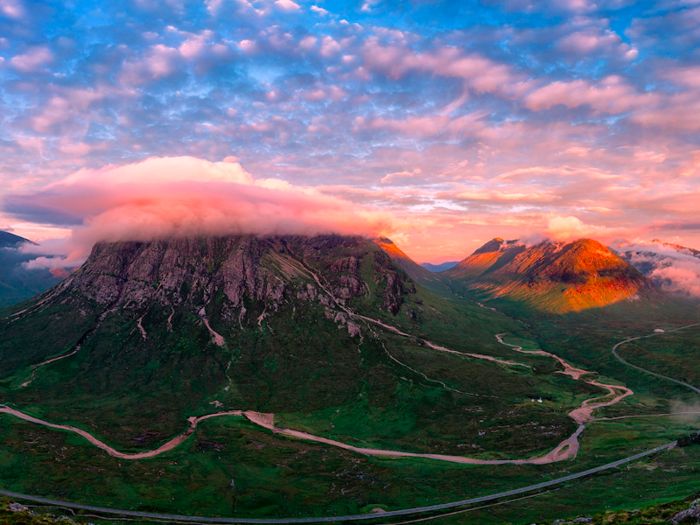 Rent a car and drive the A82 towards Glencoe. "You won