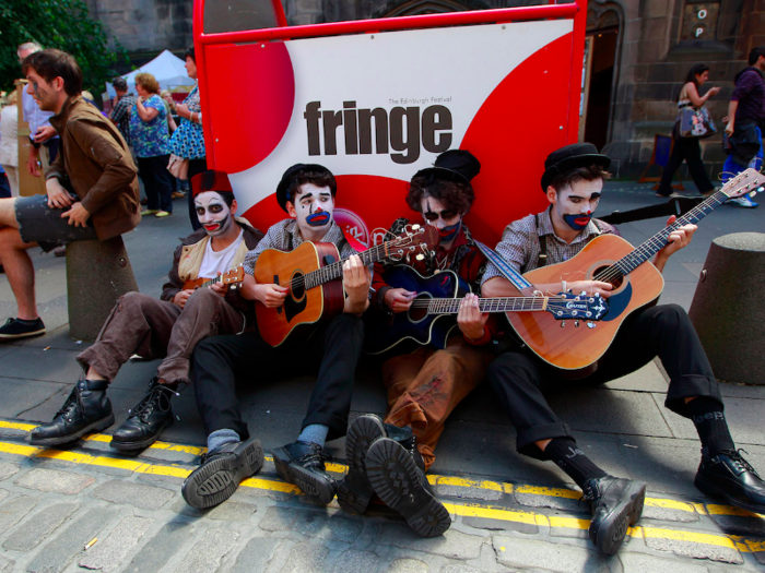 Attend the Edinburgh Fringe Festival in August to see dozens of plays, musical acts, poetry performances, and more.