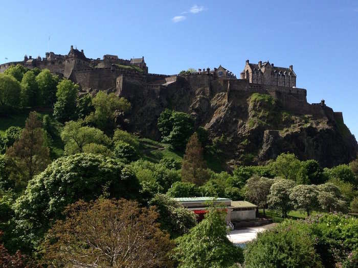 Tour the iconic Edinburgh Castle, whose large stone silhouette dominates the city from above.