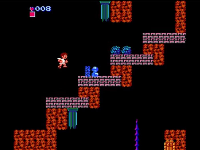 Guide the young angel Pit through the demon world in "Kid Icarus."