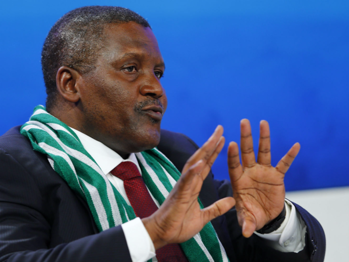 Nigeria — Aliko Dangote, $15.4 billion (£11.6 billion). Africa