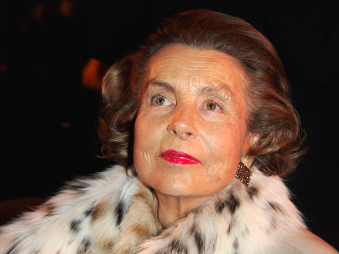 France — Liliane Bettencourt, $36.1 billion (£27 billion). The richest woman in the world, Bettencourt inherited the L