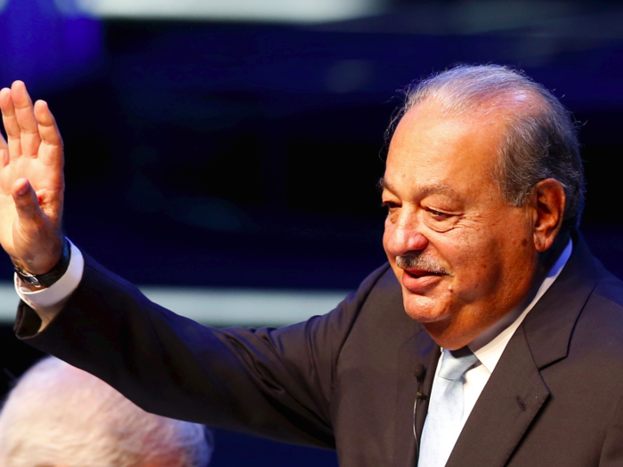 Mexico — Carlos Slim, $60.8 billion (£45.7 billion). Slim was the richest man in the world between 2010 and 2013, but he will have to settle for richest man in Mexico this year. He is the chairman of Telmex, the country