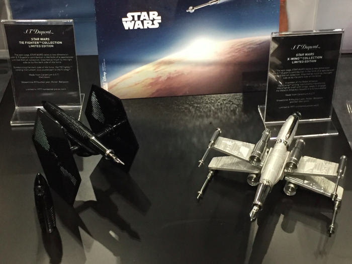 You may be pretty pleased with your current desk setup, but do you have a TIE fighter or X-wing pen? They