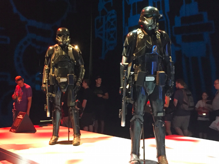 The Shadow Troopers look intimidating in person.