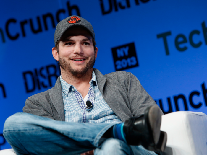 Ashton Kutcher was a rising star in Hollywood