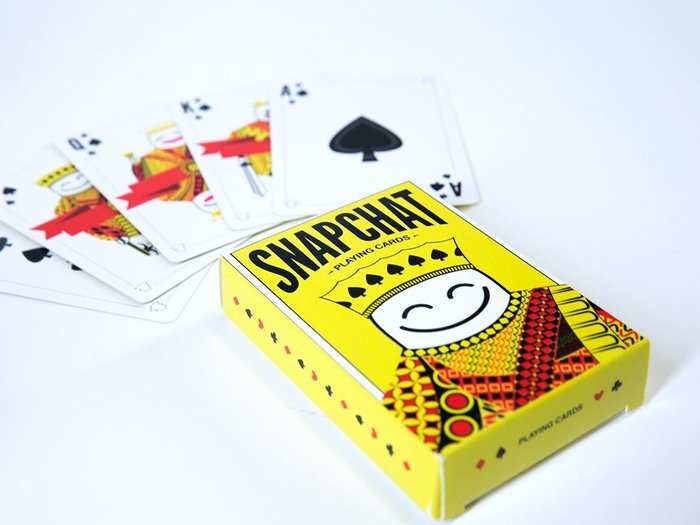 Official Snapchat Playing Cards: $9.99